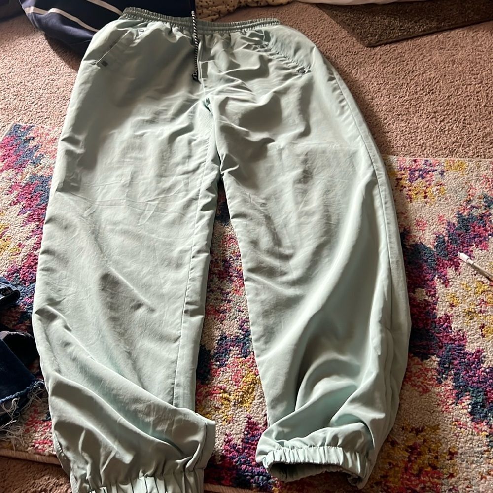 Jamie sadock mint green water resistant joggers pants M